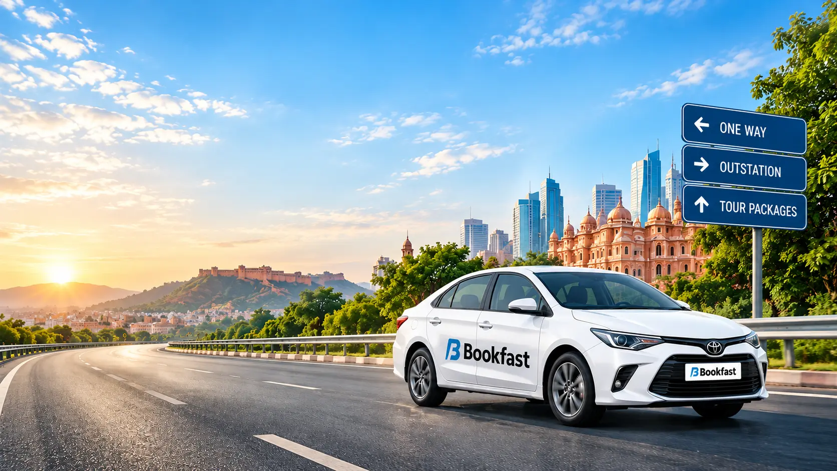 BookFast Cab Service Banner
